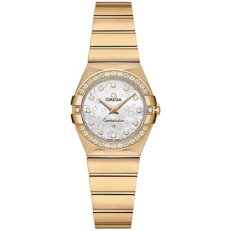 omega ladies constellation diamond date watch|women's omega constellation watch price.